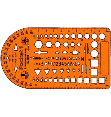 Kombischablone Pocket 1