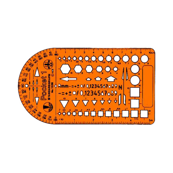 Standardgraph Kombischablone Pocket 1 4014509003246 Standardgraph