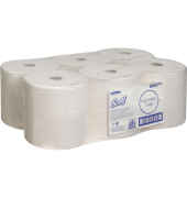 Rollenhandt&uuml;cher PERFORMANCE 6665, Innenabrollung, Au&szlig;enabrollung, 1-lagig, wei&szlig;, Airflex