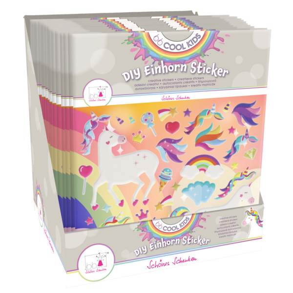 36 Stück Alpedia Sticker Set Einhorn DIY 4033866541680 Alpedia