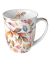 Kaffeebecher 0,4l bunte Bl&auml;tter