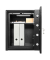 M&ouml;beltresor 49440 PRS 540 K 77kg pantone mit Doppelbartschloss Stahl