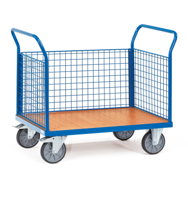 Dreiwandwagen Drahtgitter 850x480mm