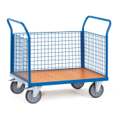 Doppel-Stirnwandwagen Holz 1.000x600mm