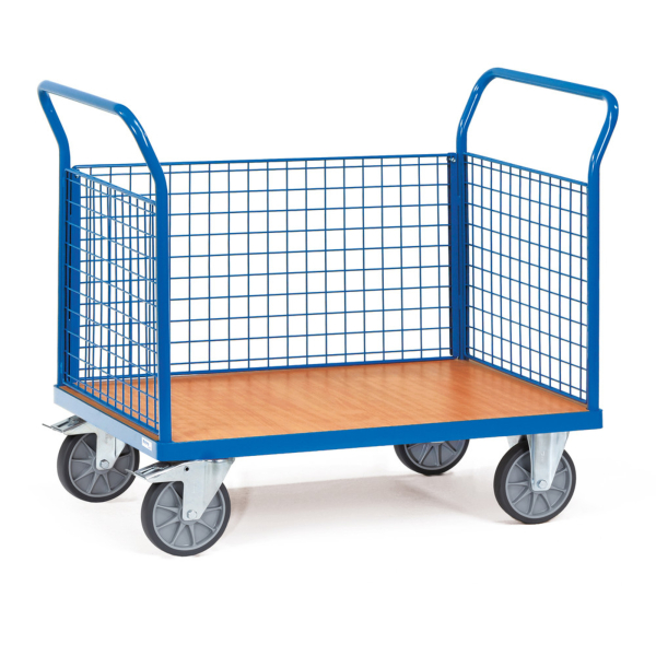 4017976025216 - Multivario Doppel-Stirnwandwagen mit Buchendekor 1000x600mm Ladefläche - Fetra