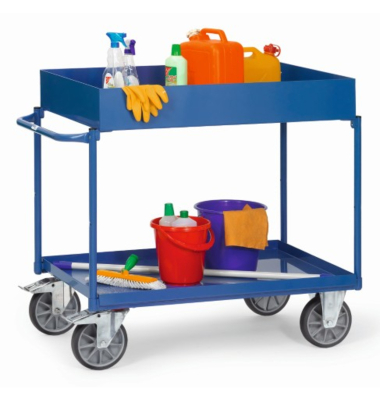 Tischwagen 2B&ouml;den 1000x700mm +Rand