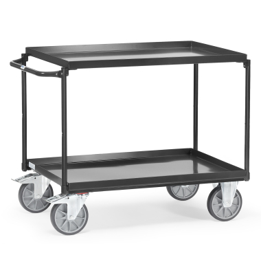 Tischwagen GREY EDITION 2B&ouml;den 850x500mm