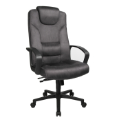 B&uuml;rodrehstuhl COMFORT, schwarz, mit Armlehnen, bis 110kg