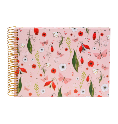 Fotospiralbuch Secret Garden pink