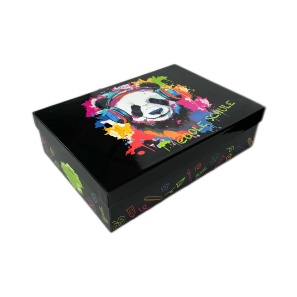 Donau Schulbedarfsschachtel Panda Coole Schule 9004546576242 Donau