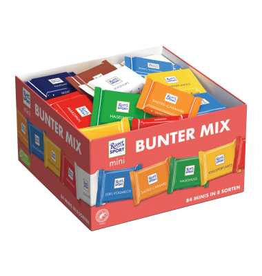 Schokolade Bunte Vielfalt mini 84St