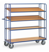 Etagenwagen 4Holzb&ouml;den 1650x1800x610mm