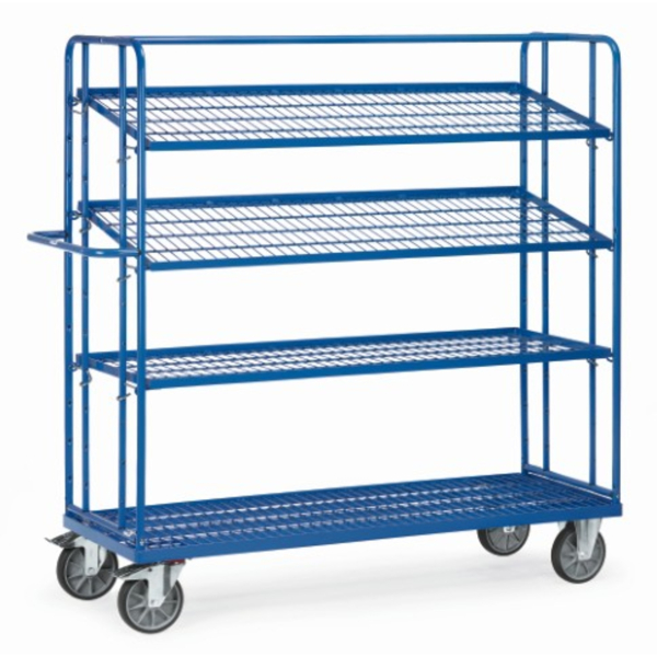 4017976044965 - Fetra fetra 4496 Etagenwagen Stahl pulverbeschichtet Traglast (max) 400 kg Brillantblau (RAL 5007)