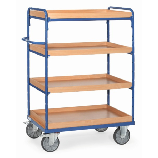 4017976082233 - Fetra fetra 8223 Etagenwagen Stahl pulverbeschichtet Traglast (max) 500 kg Brillantblau (RAL 5007)