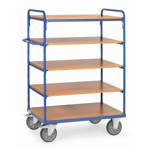 4017976082424 - Fetra fetra 8242 Etagenwagen Stahl pulverbeschichtet Traglast (max) 500 kg Brillantblau (RAL 5007)