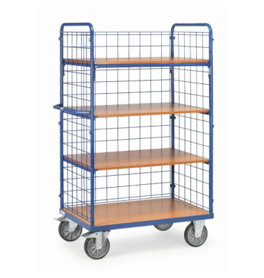 Etagenwagen 4B&ouml;den +Drahtgitter 1000x600mm