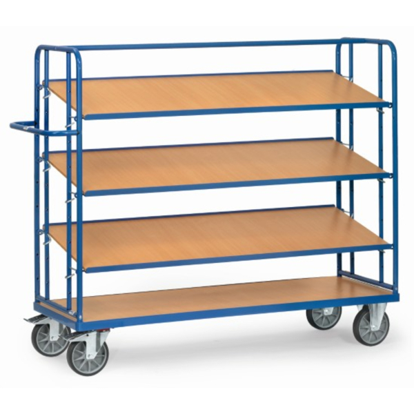 4017976342559 - Fetra fetra 4255 Etagenwagen Stahl pulverbeschichtet Traglast (max) 400 kg Brillantblau (RAL 5007)