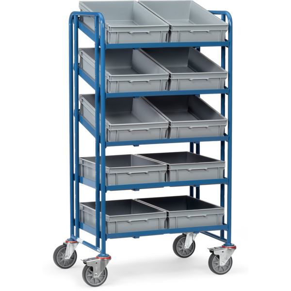 4017976513720 - Eurokastenwagen 5Böden +10Kästen 820x610mm 4017976513720 fetra