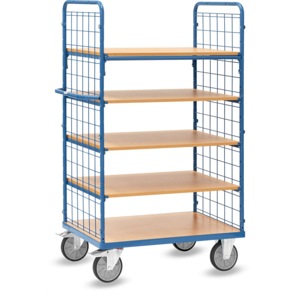 4017976584515 - Etagenwagen 5Böden +Drahtgitter 1000x600mm 4017976584515 fetra