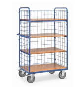 Etagenwagen 4B&ouml;den +Drahtgitter 1200x800mm