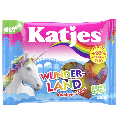 Fruchtgummi Wunderland Rainbow 210g