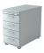 Standcontainer VSC50/5 Solid, lichtgrau, 5 Schubladen, Spanplatte, melaminbeschichtet, abschlie&szlig;bar