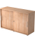 Aktenschrank V1752/V1753 V1752S/N/N/RE, abschlie&szlig;bar, 2 OH, nussbaum, 120x74,8x40cm (BxHxT)