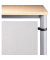 R&uuml;ckwandverkleidung VHR90S 103x40x1,9cm silber