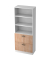 H&auml;ngeregistraturschrank V7300/W/N/SG V7, Nussbaum/wei&szlig;, 2 Schubladen