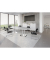 Konferenztisch K-Serie, 75,5cm (H), 280x85-130cm (BxT), 10 Personen, Tonnenform, grau / chrom