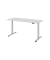 Sitz-Steh-Schreibtisch XDSM, elektrisch h&ouml;henverstellbar, 63-127cm (H), 180x80cm (BxT), rechteckig, lichtgrau / silber