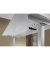 Sitz-Steh-Schreibtisch XDSM, elektrisch h&ouml;henverstellbar, 63-127cm (H), 200x120cm (BxT), L-Form, wei&szlig; / silber