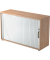 Rollladenschrank V1732/V1733 V1732S/N/S/SG, abschlie&szlig;bar, 2 OH, nussbaum/silber, 120x74,8x40cm (BxHxT)