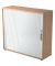 Rollladenschrank V1732/V1733 V1733S/N/S/SG, abschlie&szlig;bar, 3 OH, nussbaum/silber, 120x110x40cm (BxHxT)