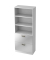 H&auml;ngeregistraturschrank V7300/W/S/SG V7, silber/wei&szlig;, 2 Schubladen