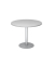 Besprechungstisch STF, 74,5cm (H), 100x100cm (BxT), rund, grau / silber