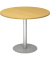 Konferenztisch VSTF, 74,5cm (H), 100x100cm (BxT), rund, buche / silber