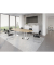 Konferenztisch K-Serie, 75,5cm (H), 280x85-130cm (BxT), 10 Personen, Tonnenform, eiche / chrom