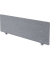 Tischtrennwand grau 159,5 x 50,0 cm