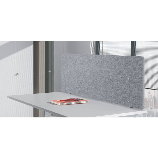 4032062176740 - Tischtrennwand grau 1595 x 500 cm 4032062176740 Hammerbacher