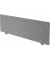 Tischtrennwand grau 159,5 x 50,0 cm