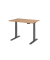 Sitz-Steh-Schreibtisch XMKA, elektrisch h&ouml;henverstellbar, 70-120cm (H), 120x80cm (BxT), rechteckig, nussbaum / graphit