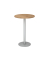 Stehtisch VSTH 111,6cm (H), &Oslash; 80cm (BxT), rund, asteiche / silber