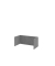 FlexWall Akustikr&uuml;ckwand grau 74,8 x 37,3 x 32,8 cm