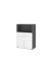 Regalschrank FlexWall VFW38K1KG/G/W/BS, nein, 2 OH, grafit/wei&szlig;, 80x109,8x40cm (BxHxT)