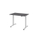 Sitz-Steh-Schreibtisch XMST, elektrisch h&ouml;henverstellbar, 71-120cm (H), 120x80cm (BxT), rechteckig, graphit / silber