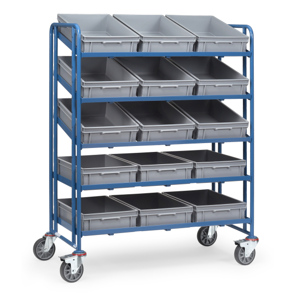 4017976013992 - Fetra Gesamttragfähigkeit 300 kg 1399 Etagenwagen Stahl pulverbeschichtet Traglast (max) 250 kg Brillantblau (RAL 5007)