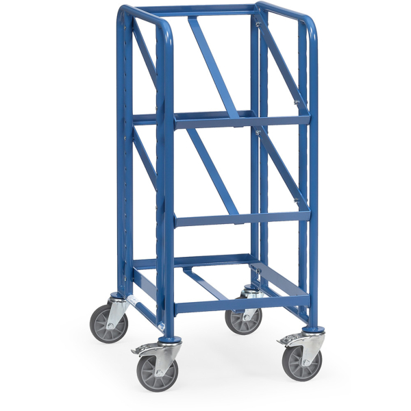 4017976023809 - Fetra 2380 Etagenwagen Stahl pulverbeschichtet Traglast (max) 250 kg Brillantblau (RAL 5007)