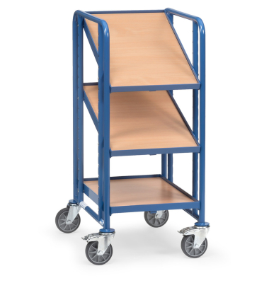 Eurokastenwagen 3Holzb&ouml;den 610x410mm