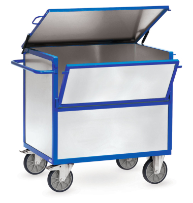 Kastenwagen 1000x700mm verzinkt +Deckel